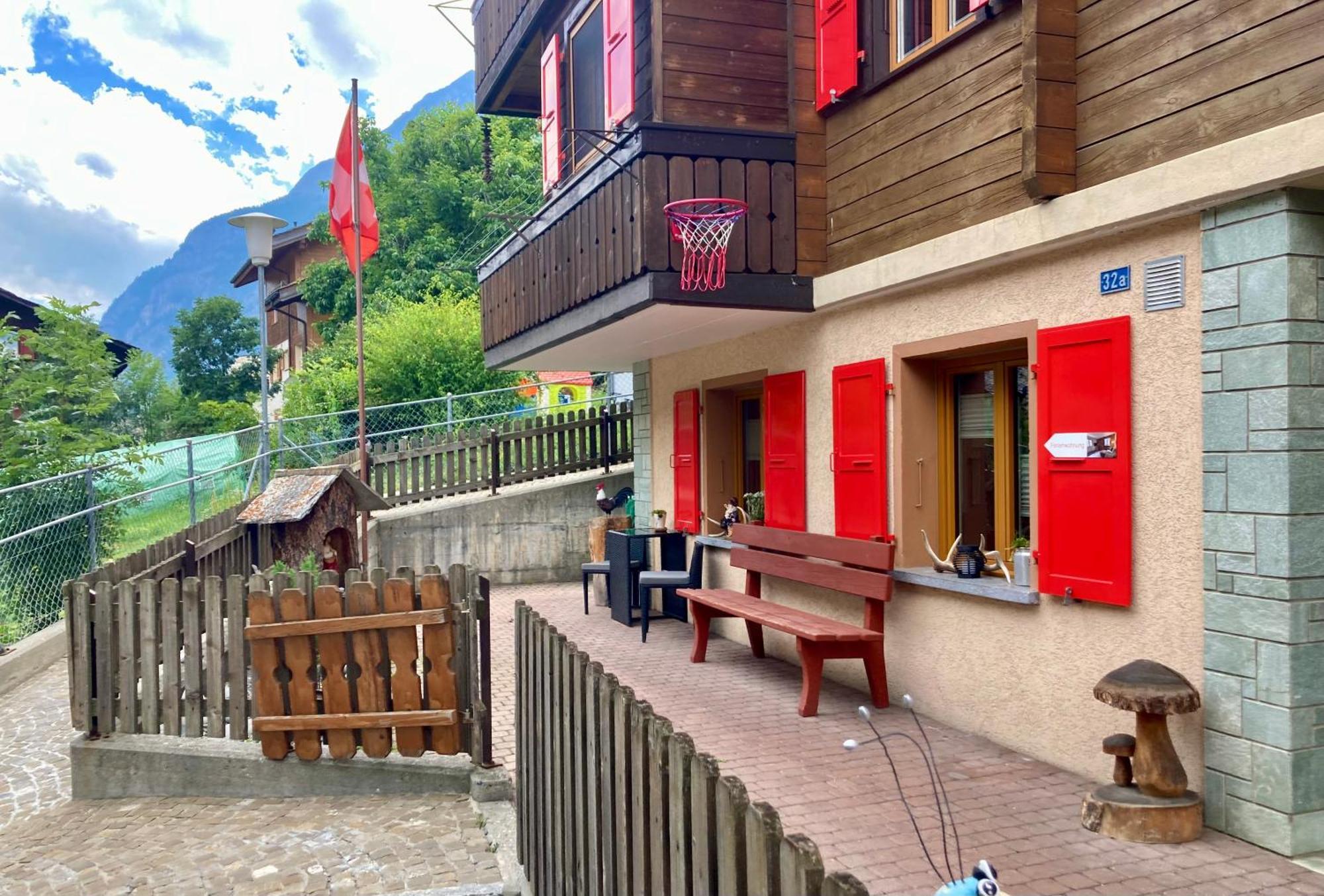 Ferienwohnung Morgengruss Sankt Niklaus Bagian luar foto