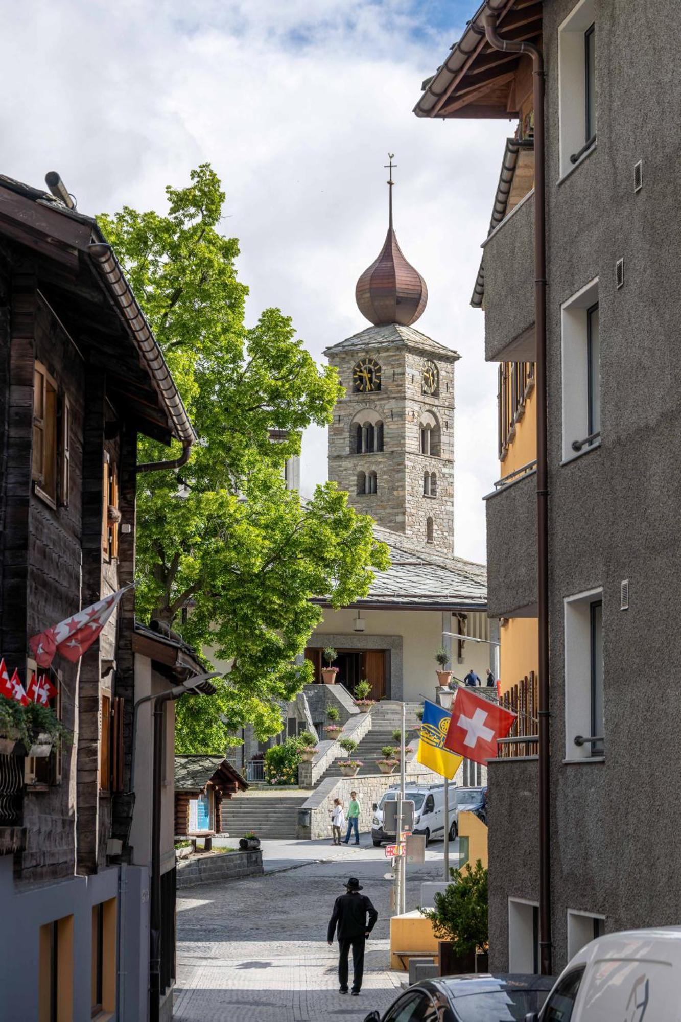 Ferienwohnung Morgengruss Sankt Niklaus Bagian luar foto
