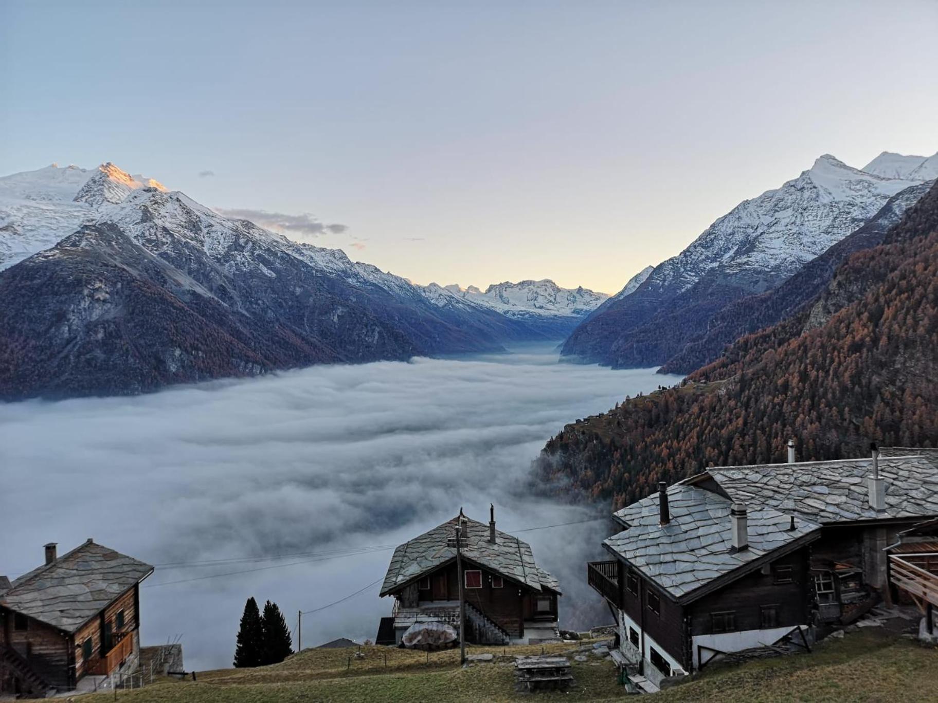 Ferienwohnung Morgengruss Sankt Niklaus Bagian luar foto